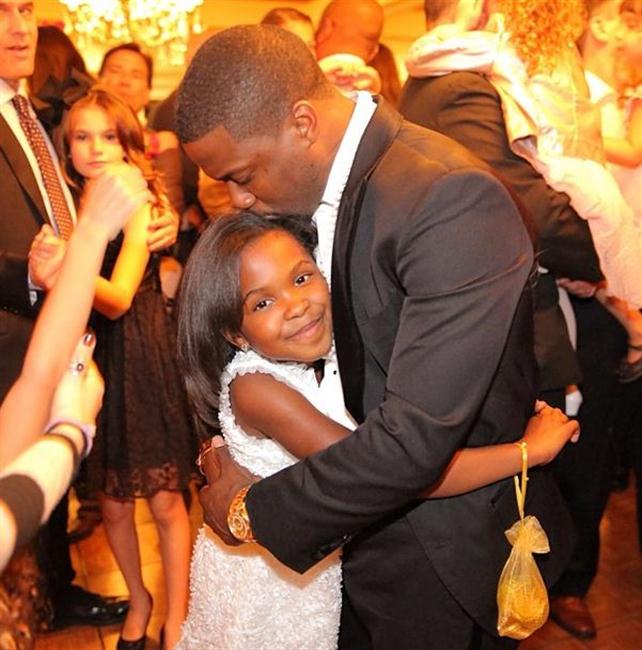 Kevin Hart and his daughter Heaven.