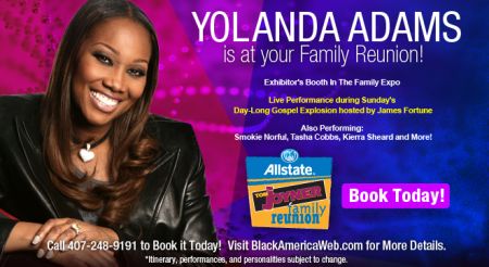 REGISTER NOW for the 2014 Allstate Tom Joyner Family Reunion taking place August 28- September 1, 2014 in Orlando, Florida! For booking information, call 407-248-9191.