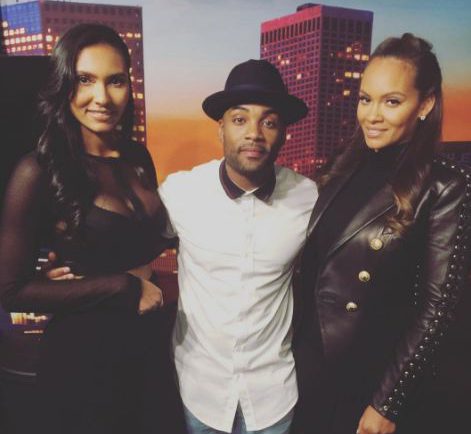 Willie Moore with Evelyn Lozada and her daughter