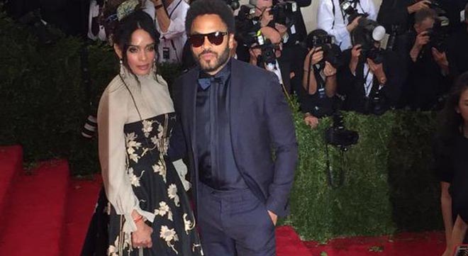 Lisa Bonet and Lenny Kravitz were once husband and wife.