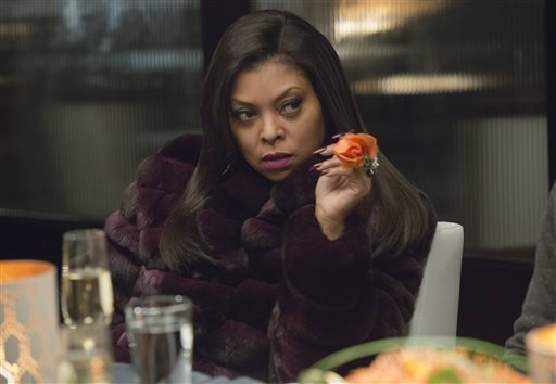 In this image released by Fox, Taraji P. Henson as Cookie Lyon appears in a scene from "Empire." Clayton Tanksley, an actor who once played a character on "The Cosby Show," says Lee Daniels stole the idea from him during a 2008 film event. Tanksley  is suing in federal court saying the hit show "Empire" infringes on a show he created and copyrighted a decade ago. (Chuck Hodes/FOX via AP)