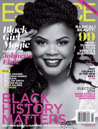 Netta covered one of the three February issues of Essence Magazine