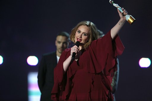 Adele tore up the airwaves this past year, often being compared to Soul Legends for her voice. (PrPhotos)