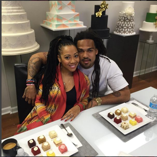 Marcus Ball of the Panthers and his fianceè