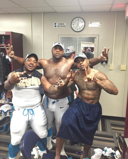 Carolina Panthers: Ted Ginn Jr. and teammates