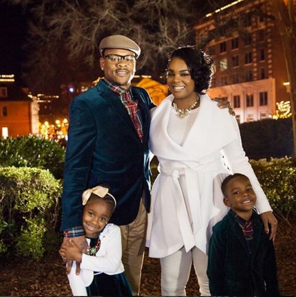 Tedd Ginn Jr., his wife Krystale and their kids