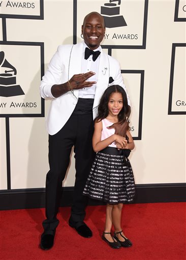Tyrese and his daughter Shayla