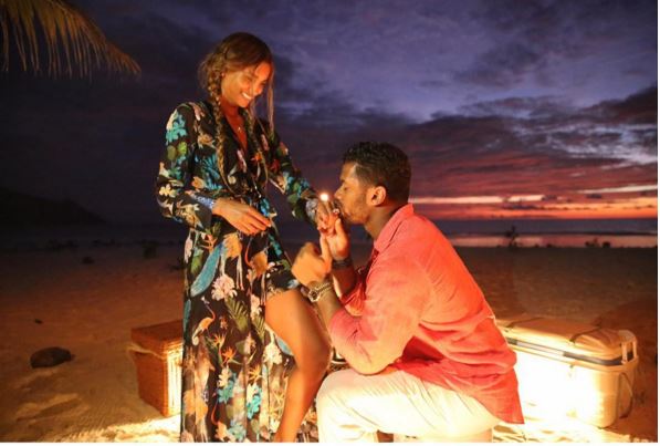 Ciara and Russell Wilson