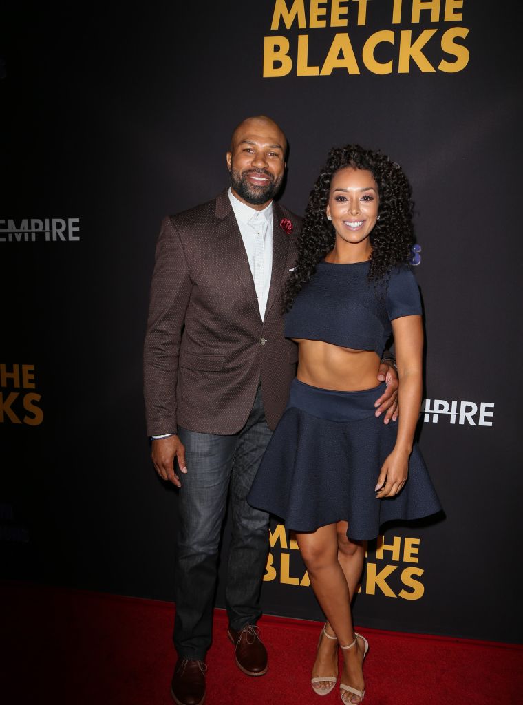 Derek Fisher and Gloria Govan