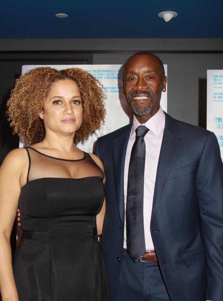 Don Cheadle and his wife