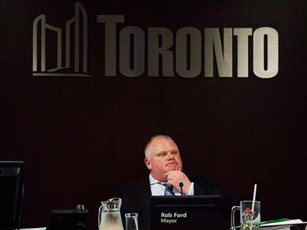 Toronto Mayor Rob Ford