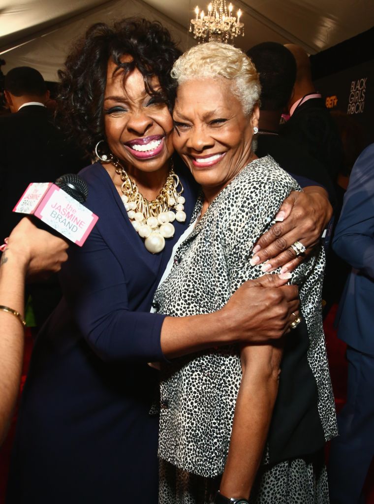 Longtime friends Gladys Knight and Dionne Warwick.