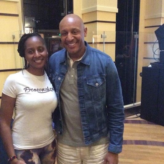 Gospel star Brian Courtney Wilson poses with a fan