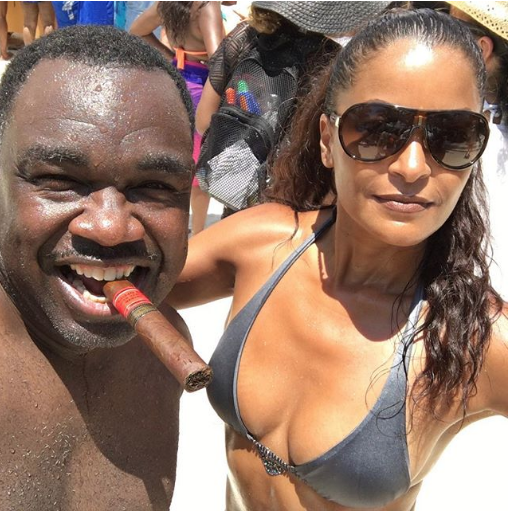 Who’s having fun on the TJMS – Rodney Perry and Claudia Jordan are!