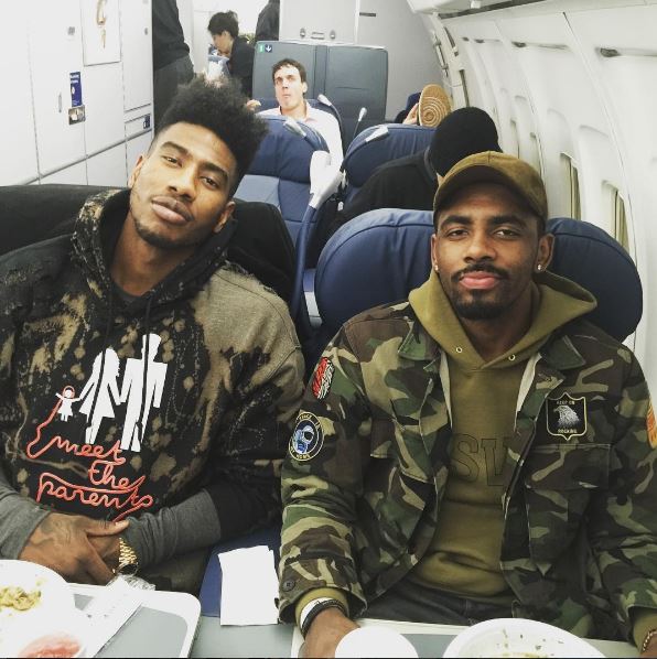 Iman Shumpert and Kyrie Irving