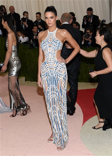 Kendall Jenner in Versace Atellier