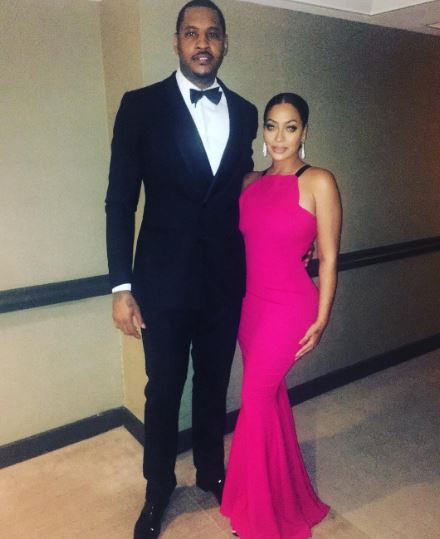 Lala and Carmelo Anthony