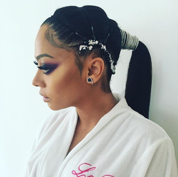 Lala Anthony after hair and make up.