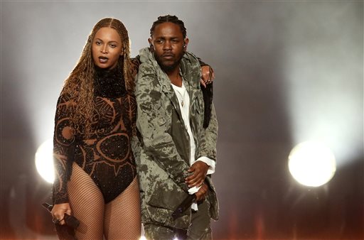 Beyonce and Kendrick Lamar