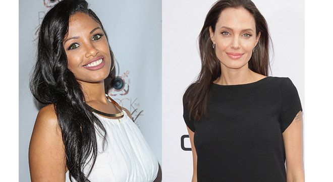 KD Aubert and Angelina Jolie