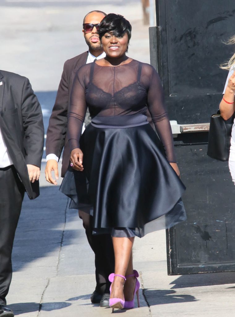 Danielle Brooks arriving to Jimmy Kimmel Live