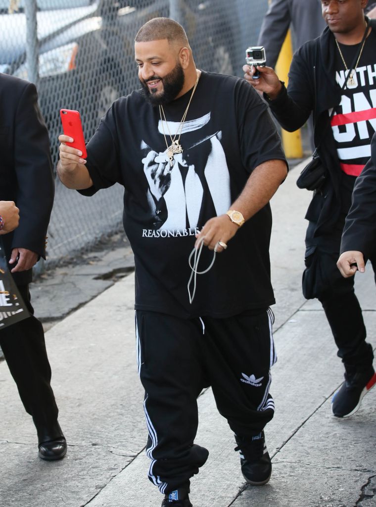 DJ Khaled snapchatting