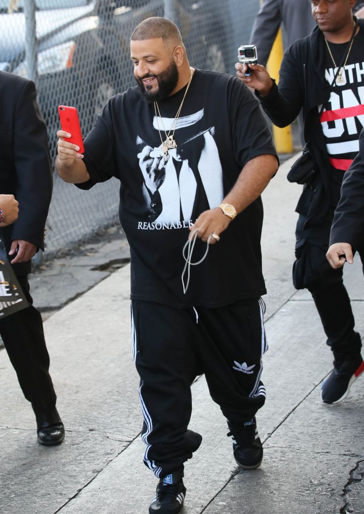 DJ Khaled snapchatting