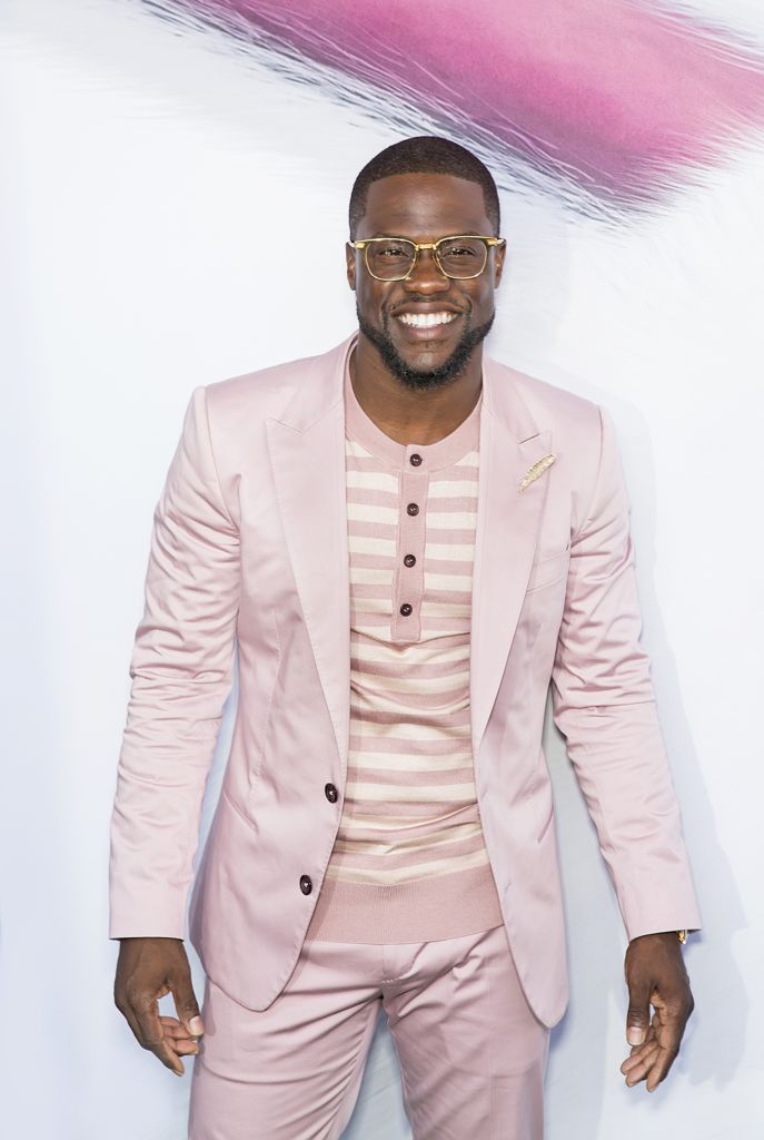 06/25/2016 - Kevin Hart  - "The Secret Life of Pets" New York City Premiere - Arrivals - David H. Koch Theater at Lincoln Center - New York City, NY, USA - Keywords: comedic actor, stand-up comedian, performer, glasses, facial hair, pale pink sports jacket and striped t-shirt with buttons, plays role of "Snowball,"  Universal Pictures and Illumination Entertainment presentation, clever, funny, comedy, culture, movie, animals, humans, casual attire  Orientation: Portrait - False - Photo Credit: Laurence Agron / PRPhotos.com - Contact (1-866-551-7827) - Portrait