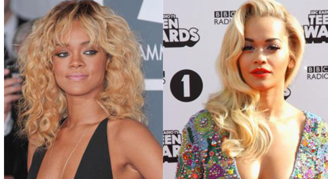Rihanna and Rita Ora