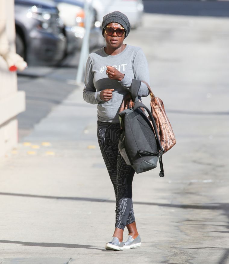 Viola Davis arriving to Jimmy Kimmel Live