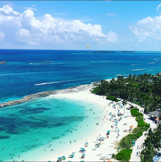 Chrisette Michele in Paradise Island, Bahamas