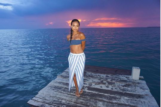 Karrueche in Belize