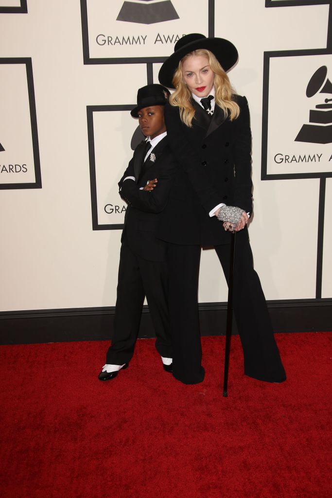 01/26/2014 - Madonna, David Banda Mwale Ciccone Ritchie - 56th Annual Grammy Awards - Arrivals - Staples Center - Los Angeles, CA, USA - Keywords: California, Music, Award, Fashion, Grammy Awards, Arts Culture and Entertainment, Attending, Celebrities, celebrity, 56th Grammy Awards Orientation: Portrait Face Count: 1 - False - Photo Credit: Andrew Evans  / PR Photos - Contact (1-866-551-7827) - Portrait Face Count: 1