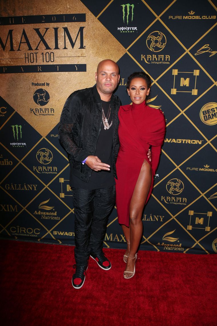 Stephan Belafonte and Melanie Brown
