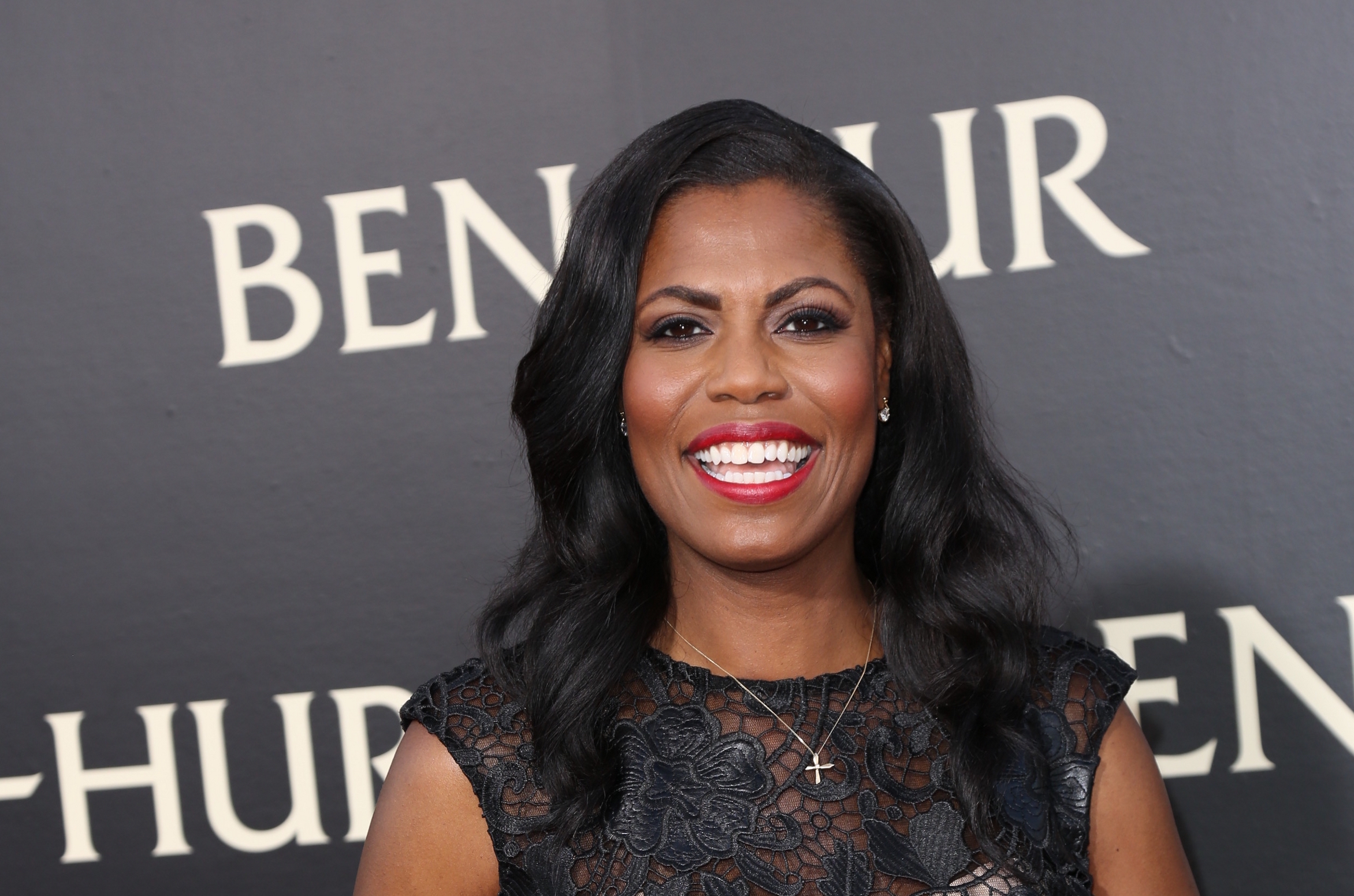 08/16/2016 - Omarosa Manigault - "Ben-Hur" Los Angeles Premiere - Arrivals - TCL Chinese Theatre IMAX, Hollywood & Highland, 6925 Hollywood Boulevard - Hollywood, CA, USA - Keywords: Vertical, Adventure, Drama, Movie Premiere, Red Carpet Event, Arrival, Attending, People, Person, Portrait, Photography, Film Industry, Arts Culture and Entertainment, Celebrity, Celebrities, TCL Chinese Theater, LightWorkers Media, Metro-Goldwyn-Mayer (MGM), Paramount Pictures See, Los Angeles California Orientation: Portrait Face Count: 1 - False - Photo Credit: Guillermo Proano / PR Photos - Contact (1-866-551-7827) - Portrait Face Count: 1