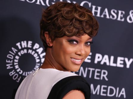 FILE - In this Oct. 26, 2015 file photo, Tyra Banks arrives at Media's Tribute to African-American Achievements in Television at the Beverly Wilshire Hotel in Beverly Hills, Calif. Banks is trading the catwalk for the classroom. The former host of "America's Next Top Model" and "FABLife" will teach students at Stanford University in May 2017. (Photo by Rich Fury/Invision/AP, File)