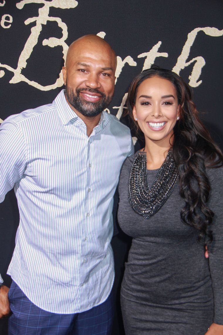 Derek Fisher and Gloria Govan