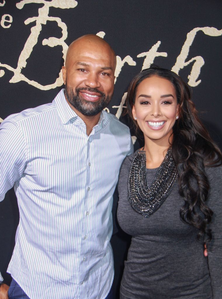 Derek Fisher and Gloria Govan