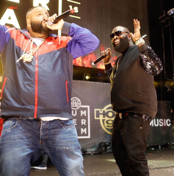 DJ Khaled and Rick Ross at Summer Jam