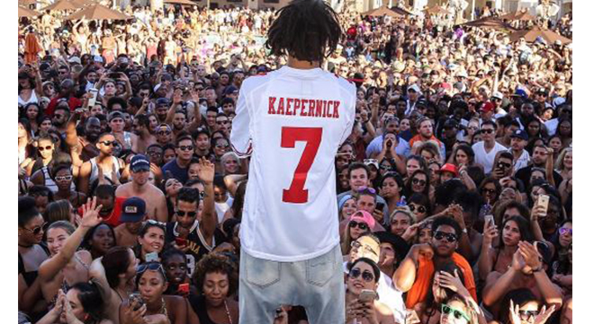 J.Cole and Trey Songz Show Colin Kaepernick Support By Performing in His  Jersey