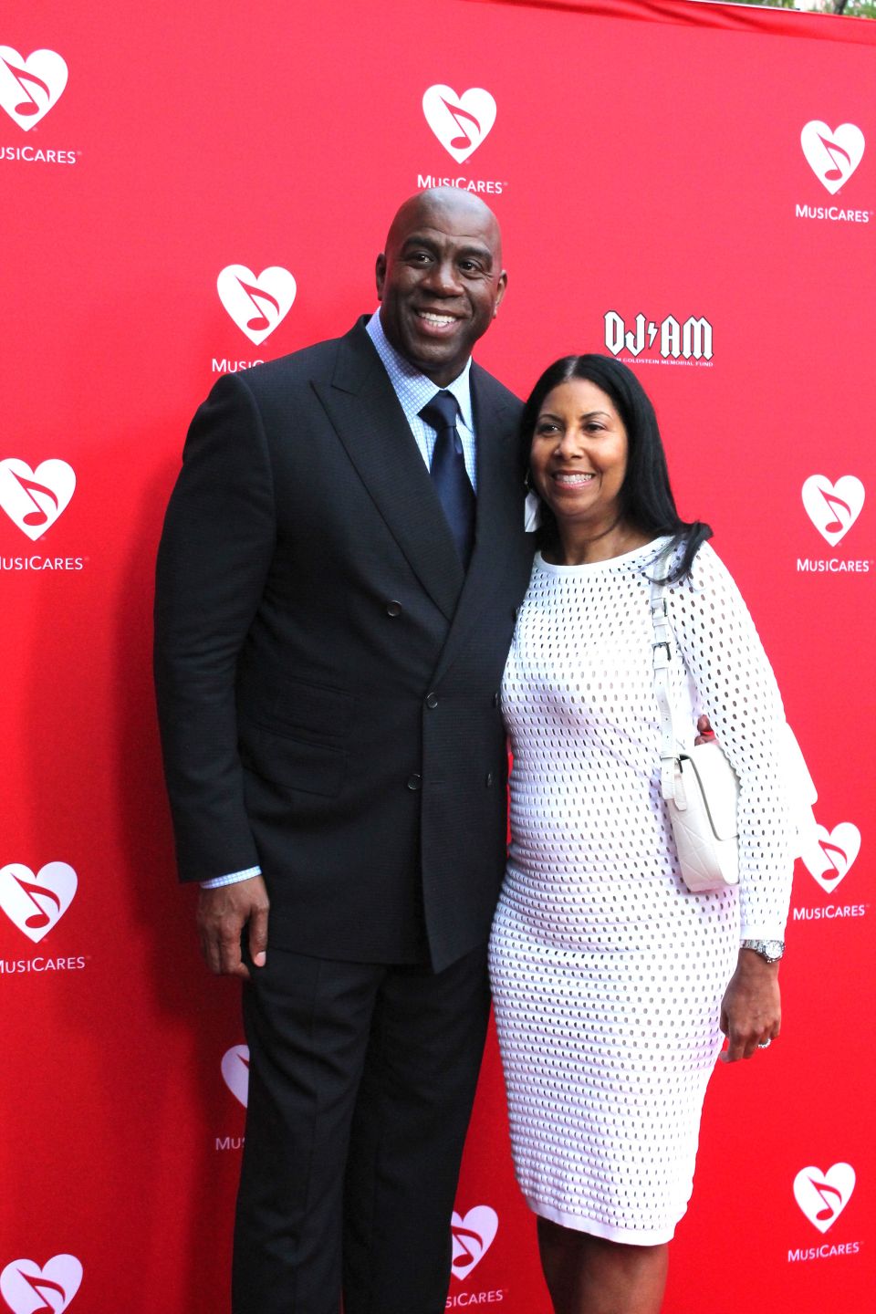 05/19/2016 - Magic and Cookie Johnson - 12th Annual Musicares Map Fund Benefit Concert Honoring Smokey Robinson - Grammy Museum - Los Angeles, CA, USA - Keywords: Orientation: Portrait Face Count: 2 - - Photo Credit: Michele Marotta / PRPhotos.com - Contact (1-866-551-7827) - Portrait Face Count: 2