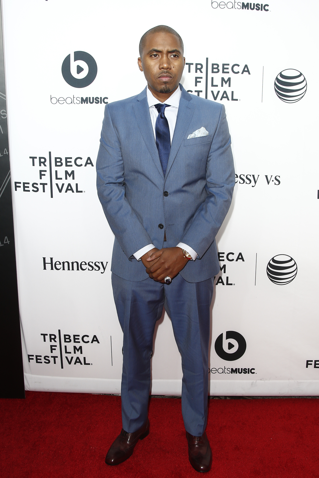 04/16/2014 - Nas - 2014 Tribeca Film Festival - Opening Night - "Time is Illmatic" World Premiere - Arrivals - The Beacon Theatre - New York City, NY, USA - Keywords: Beacon Theatre, Tribeca Film Festival, New York City, Celebrities, Arrivals Orientation: Portrait Face Count: 1 - False - Photo Credit: MJ Photos / PRPhotos.com - Contact (1-866-551-7827) - Portrait Face Count: 1