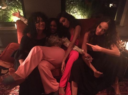 Chanel Iman, Nikki Nelms, Jourdan Dunn, Joan Smalls