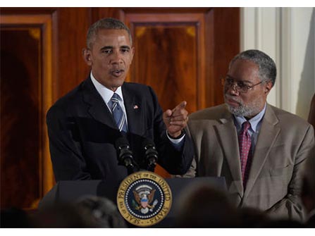POTUS and Lonnie Bunch