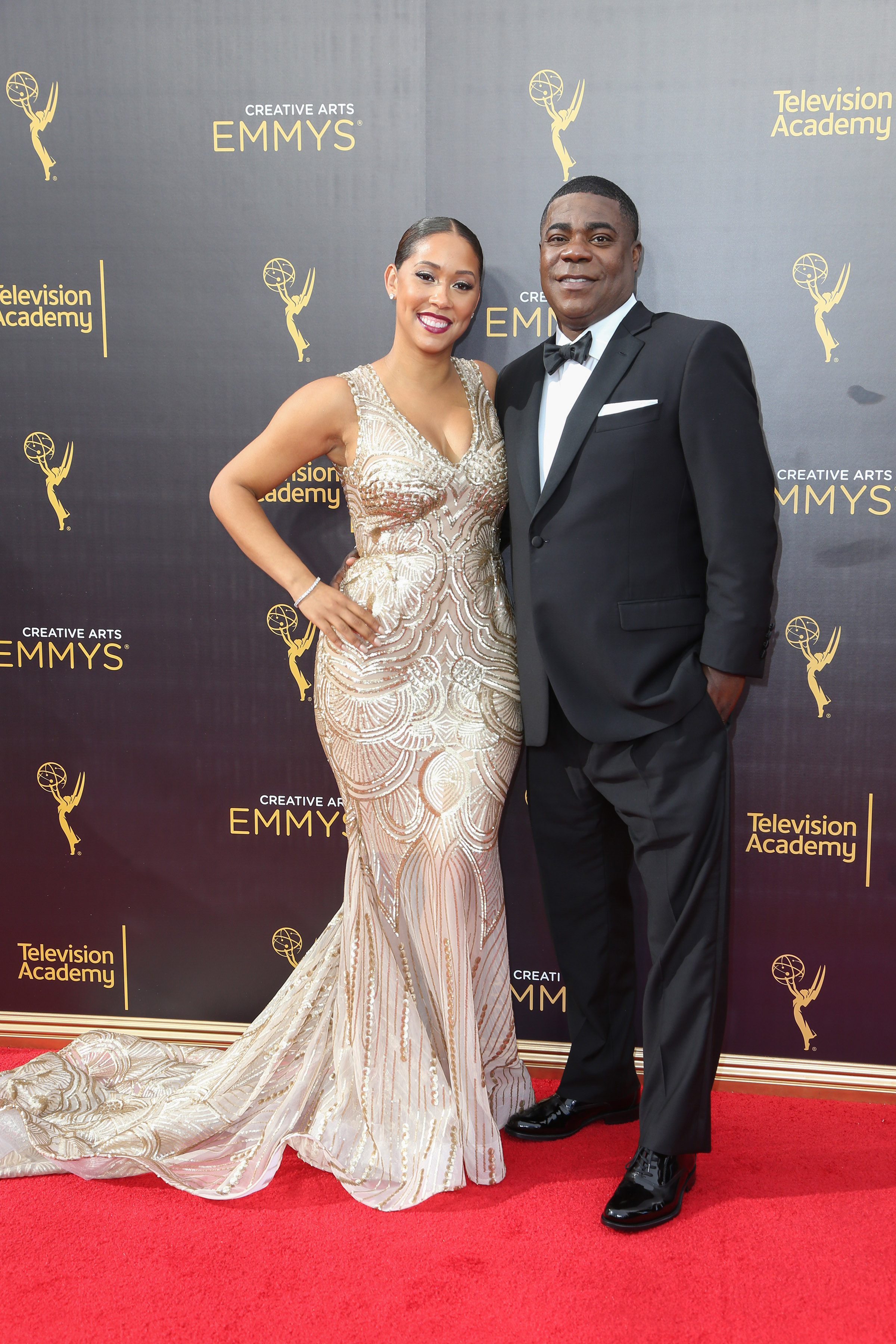 09/10/2016 - Tracy Morgan, Megan Wollover - 2016 Creative Arts Emmy Awards - Day 1 - Arrivals - Microsoft Theater, 777 Chick Hearn Court - Los Angeles, CA, USA - Keywords: Vertical, Award Show, Portrait, Photography, Arts Culture and Entertainment, Person, People, Celebrity, Celebrities, Annual Event, Attending, Appearance, Red Carpet Event, Topix, Bestof, California Orientation: Portrait Face Count: 1 - False - Photo Credit: PRPhotos.com - Contact (1-866-551-7827) - Portrait Face Count: 1