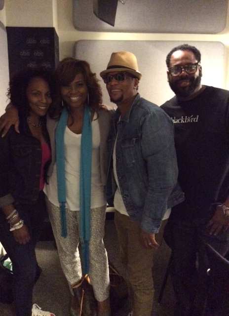 Jasmine Sanders, Mona Scott-Young, D.L. Hughley, and Steve Wilson