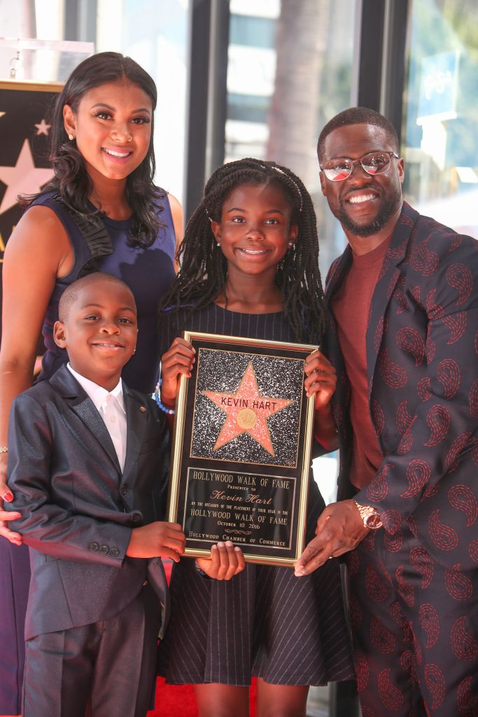 10/10/2016 - Eniko Parrish, Hendrix Hart, Heaven Hart and Kevin Hart - Kevin Hart Honored with a Star on the Hollywood Walk of Fame - Hollywood Walk of Fame - Hollywood, CA, USA - Keywords: Vertical, American actor, comedian, writer, producer, film industry, movie, television, red carpet event, Ceremony, Person, People, Celebrity, Celebrities, WOF, HWOF, Photography, Photograph, Candid, Respect, Arts Culture and Entertainment, Attending, Topix, Bestof, Los Angeles, California Orientation: Portrait Face Count: 1 - False - Photo Credit: PRPhotos.com - Contact (1-866-551-7827) - Portrait Face Count: 1