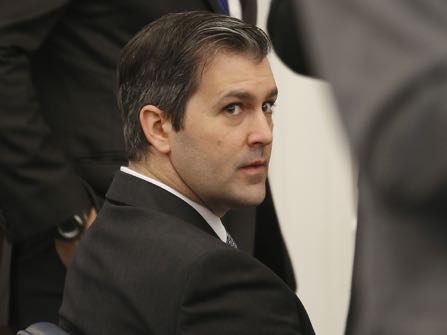 In this Friday, Oct. 28, 2016 photo, Former North Charleston Police Officer Michael Slager sits in the courtroom, in Charleston, S.C. Slager, who turns 35 next month, faces 30 years to life in prison if convicted in the April 2015 death of 50-year-old Walter Scott. The requests are among a flurry of motions attorneys for Michael Slager have filed in recent days. Jury selection begins next Monday, Oct 31, 2016, in Slager's murder trial. (Grace Beahm/Post and Courier via AP, Pool, File)