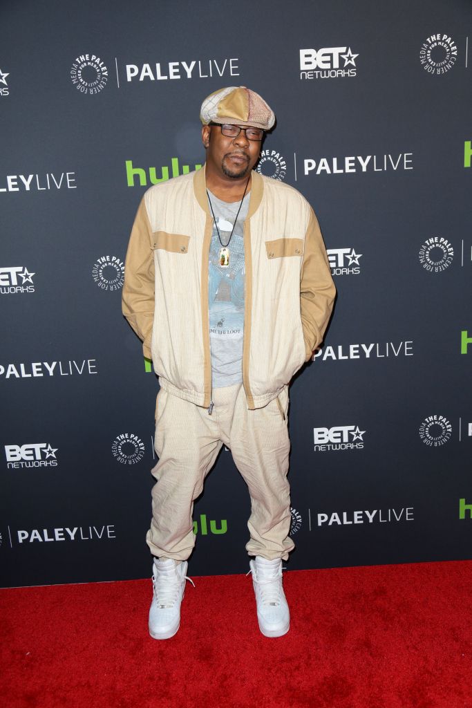 12/14/2016 - Bobby Brown - Paley Center for Media Presents BET's "The New Edition Story" TV Series Premiere - Arrivals - The Paley Center for Media, 465 N Beverly Drive - Beverly Hills, CA, USA - Keywords: Vertical, Biography, 3 night miniseries, Black Entertainment Television, Jesse Collins Entertainment, Television Series, Television Show, Film Industry, Arts Culture and Entertainment, Celebrity, Celebrities, Person, People, Arrival, Attending, People, Person, Portrait, Photography, Red Carpet Event, Arrival, California Orientation: Portrait Face Count: 1 - False - Photo Credit: Guillermo Proano / PR Photos - Contact (1-866-551-7827) - Portrait Face Count: 1