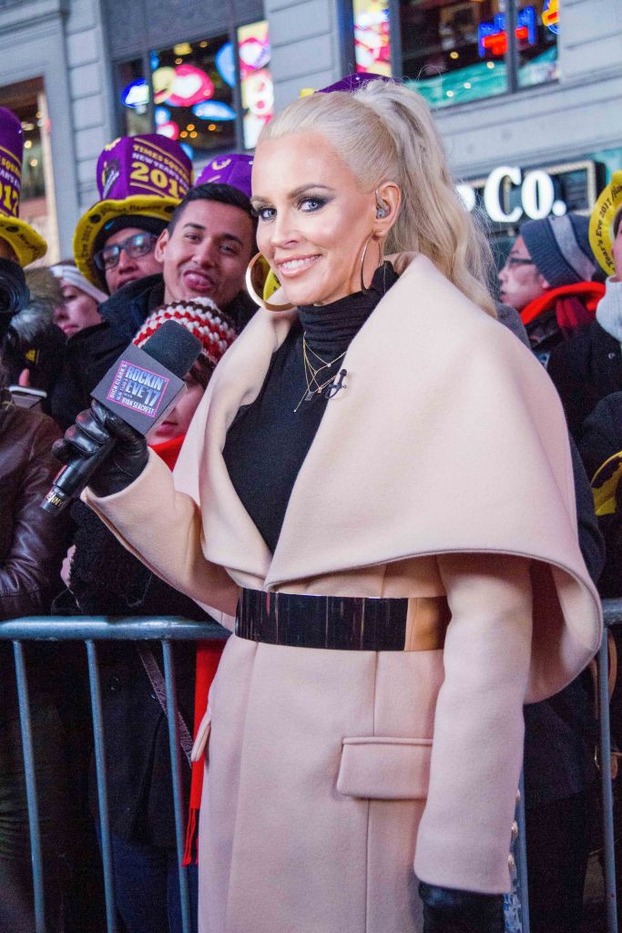 12/31/2016 - Jenny McCarthy - "Dick Clark's New Year's Rockin' Eve 17 with Ryan Seacrest" in Times Square - Times Square - New York City, NY, USA - Keywords: Vertical, "Dick Clark's New Year's Rockin' Eve 2017", DCNYRE2017, DCNYRE17, Street, Manhattan, Three People, Photography, Portrait, Arts Culture and Entertainment, Attending, Celebrities, Celebrity, Person, People, NYC Orientation: Portrait Face Count: 1 - False - Photo Credit: Lisa Holte / PRPhotos.com - Contact (1-866-551-7827) - Portrait Face Count: 1